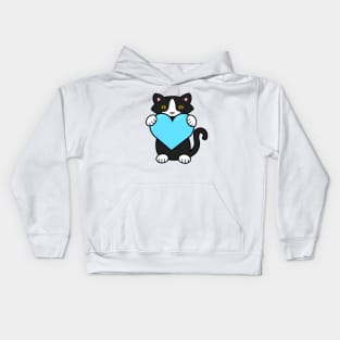 Tuxedo cat Kids Hoodie